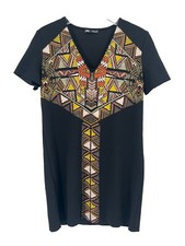 Abito T Shirt Zara Nero Scollo