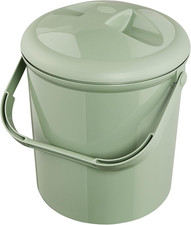 20021 0330 0001 Cestino per Pannolini, 10 L, Minimo 0 Mesi, Bella Bambina, Verde