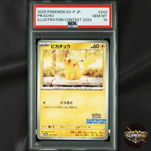 Psa pikachu 242 p - psa, 242/sv-p