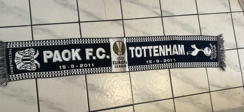 Sciarpa vintage paok tottenham - sciarpa,