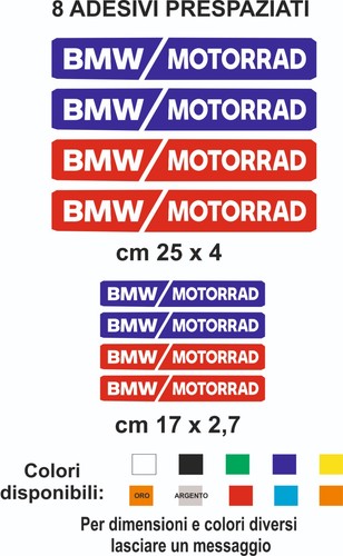 Adesivi bmw motorrad vinile - bmw,