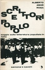 Scrittori e popolo : il populismo nella letteratura italiana contemporanea