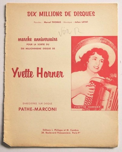 Partition vintage sheet music