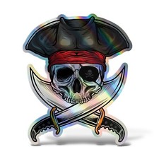 Sticker olografico fluo - sticker,