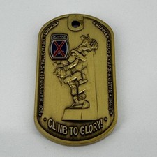 Moneta sfida 10° divisione montagna arrampicata alla gloria Somalia Bosnia Iraq Afghani