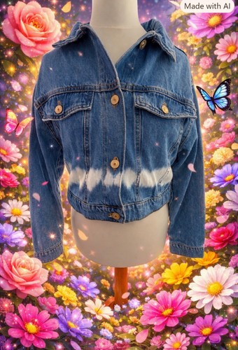 Giacca jeans cropped y2k - di,