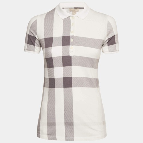 Polo burberry brit bianca - polo,
