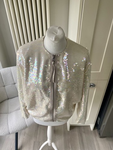 Zara giacca bomber paillettes - giacca,