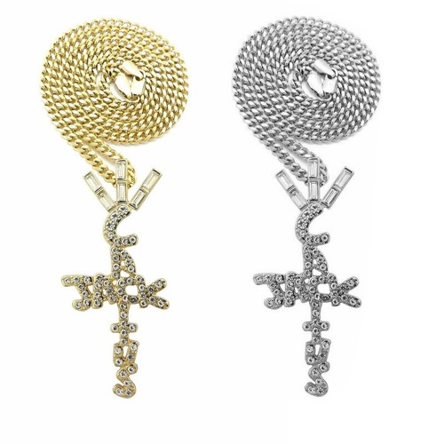 Collana catena cubana ottone