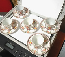 SERVIZIO DA CAFFE VINTAGE ORIGINALE CINESE IN PORCELLANA FIRMATO