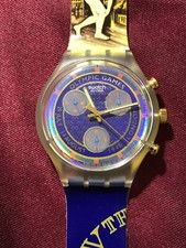 Orologio da polso SWATCH Chrono LONDRA 1948 (SCZ102)-NUOVO/NOS-Speciale Olimpico UK