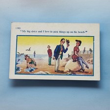 Comic Postcard C1965 Upskirt