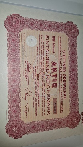 1000 azioni reichsmark q936 - 1000,