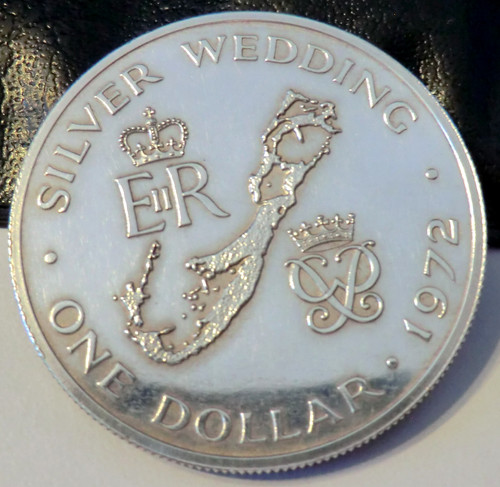 Moneta bermuda dollaro queen - moneta, 1