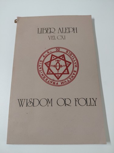 Liber aleph aleister crowley - liber,