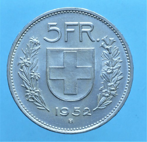 Svizzera franchi 1952 monete - franchi,