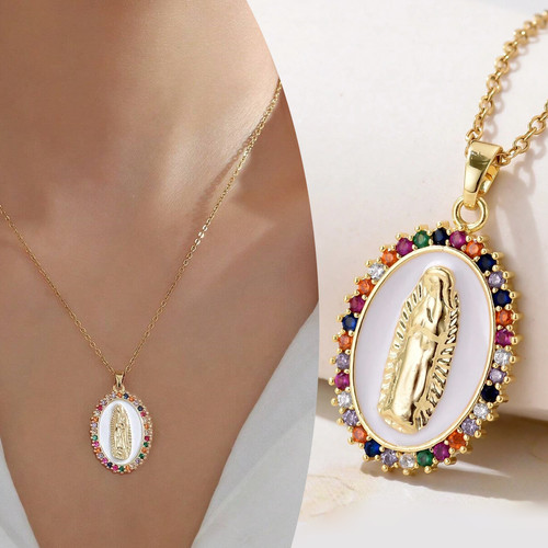 Collana madonna miracolosa - madonna,