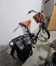 Graziella marca Unieuro pieghevole con cestino e accessori per treno e città 