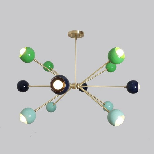 Lampadario sputnik colorato - sputnik,