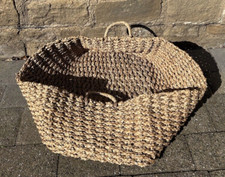 Cestino Con Manici Tessuto