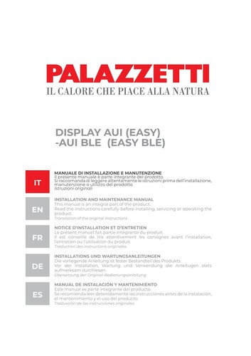 Manuale display inserto