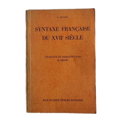 Syntaxe française xviie - syntaxe,