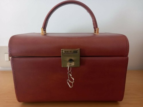 Beauty case cuoio vintage - beauty,