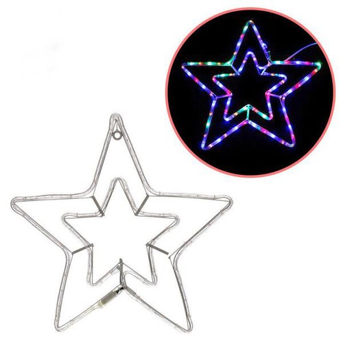 Stella con led luce - con,