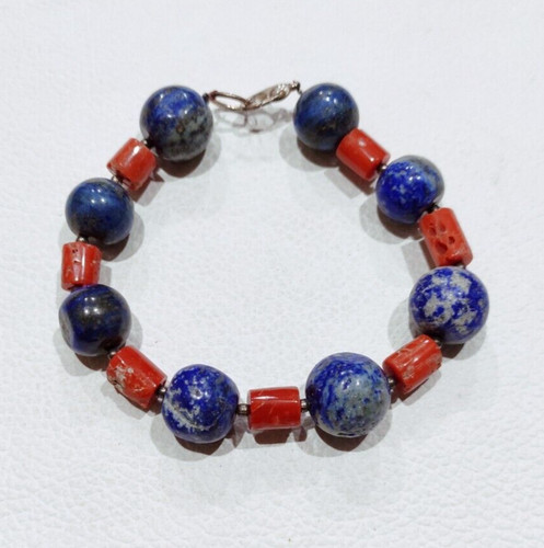 Bracciale con perline - , in