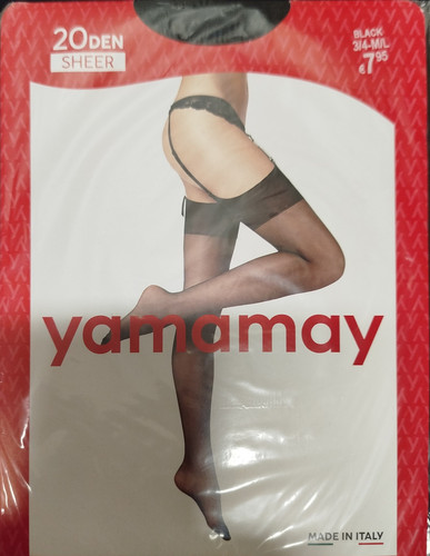 Yamamay stockings l nero - stockings, 3/4