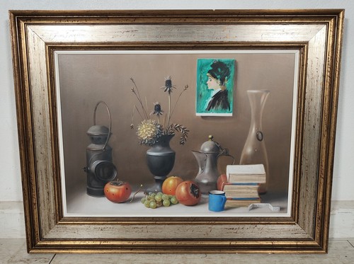 Antico quadro dipinto proferio - dipinto,