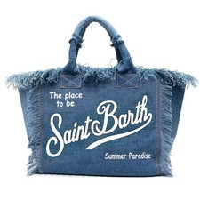 SAINT BARTH Nuova borsa con nappa fatta a mano da viaggio