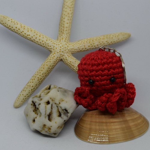 Portachiavi amigurumi forma - , di