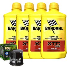 Kit Tagliando Olio Bardahl XTC 10W40 Per Kawasaki Z1000 ZR1000 ABS 2007>2009