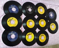 LOTTO N. 11 DISCHI 45 GIRI ETICHETTA FONOLA ANNI '70 GENERE CARTONI ANIMATI
