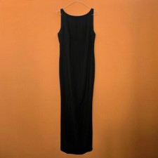 Emporio Armani ABITO da sera lungo Taglia 46 con Fiocco sul Retro