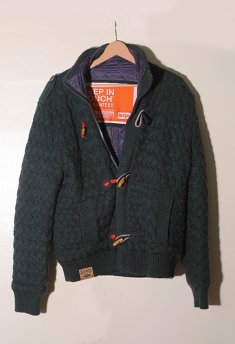 Giubbotto uomo verde bosco - , con