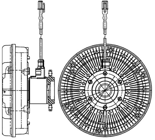 Frizione ventola radiatore