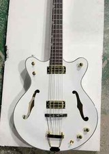 Basso elettrico corpo bianco 4