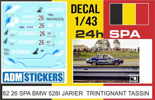 Decal 24h spa 1982 - 26,