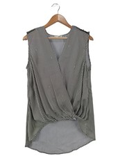 RELISH Camicetta aderente Donna Camicetta a blusa Taglia IT 44 nero-bianco