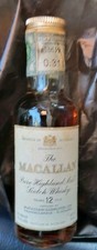 Miniature/Mignon Scotch Whisky MACALLAN-GLENLIVET 12 Years 4.5cl