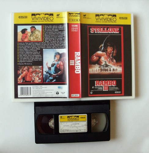 Vhs film rambo - 3, iii