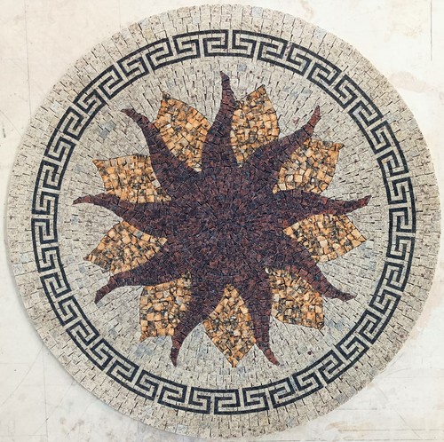 Antica roma rosone - rosone, mosaico