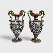 ANTICA COPPIA DI VASI IN