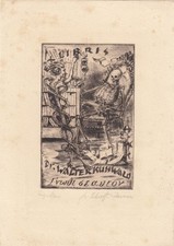 Exlibris Bookplate Radierung