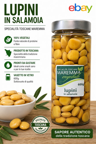 Lupini salamoia 600g - lupini, in