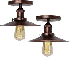 2 Pezzi Plafoniera Ombrello