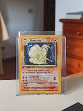 Carta Pokémon Ninetales 12/102 Holo 1 Prima Edizione Set Base WOTC Italiano