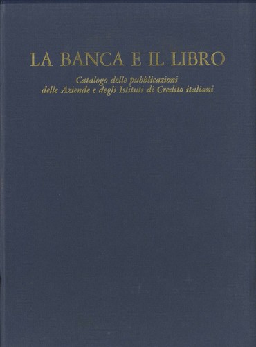 Banca libro catalogo - la, il